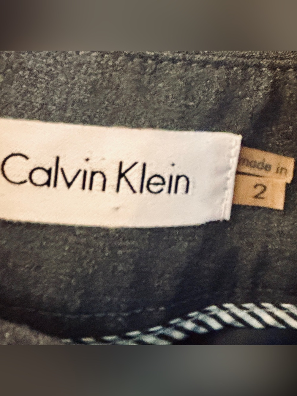 NWOT Petite Calvin Klein Tailored Charcoal Gray Pencil Skirt Suit - Picture 12 of 12
